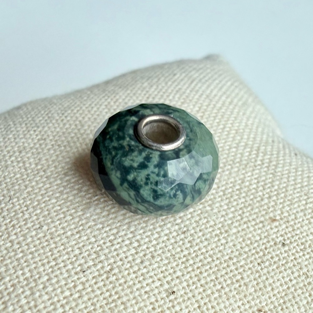 Trollbeads Green Jasper Bead *RETIRED*